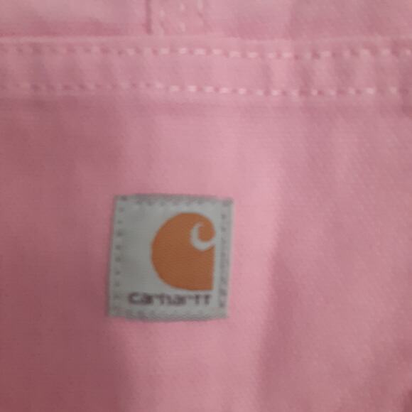 Carharrt Bib Overalls Pink NWT 18mos Adorable Snap Leg - Picture 3 of 9